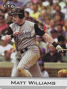 2003 Sports Vault MLB Stickers #116 Matt Williams Front