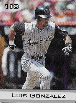 2003 Sports Vault MLB Stickers #118 Luis Gonzalez Front