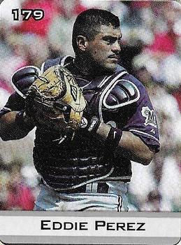 2003 Sports Vault MLB Stickers #179 Eddie Perez Front