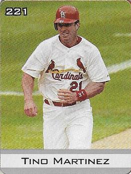 2003 Sports Vault MLB Stickers #221 Tino Martinez Front