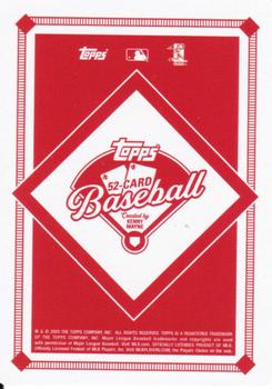 2020 Topps Kenny Mayne 52 Card Baseball Game Series 2 #A ball Juan Soto Back