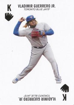2020 Topps Kenny Mayne 52 Card Baseball Game Series 2 #K glove Vladimir Guerrero Jr. Front