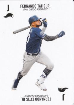 2020 Topps Kenny Mayne 52 Card Baseball Game Series 2 #J hat Fernando Tatis Jr. Front