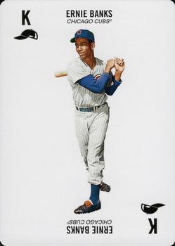 2020 Topps Kenny Mayne 52 Card Baseball Game Series 2 - Booster Pack #K hat Ernie Banks Front