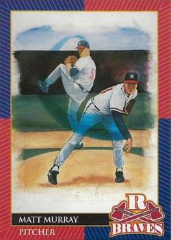 1995 Pepsi Richmond Braves #11 Matt Murray Front