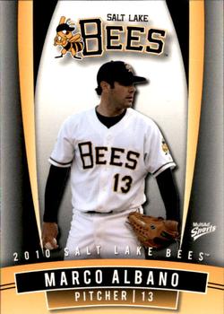 2010 MultiAd Salt Lake Bees #2 Marco Albano Front
