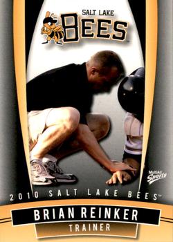 2010 MultiAd Salt Lake Bees #32 Brian Reinker Front