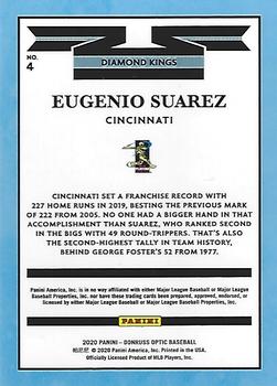 2020 Donruss Optic #4 Eugenio Suarez Back