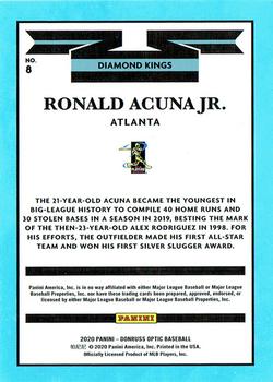 2020 Donruss Optic #8 Ronald Acuna Jr. Back