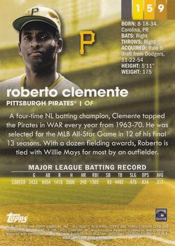 2020 Stadium Club Chrome #159 Roberto Clemente Back