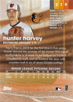 2020 Stadium Club Chrome #219 Hunter Harvey Back