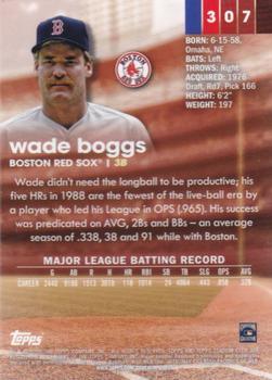 2020 Stadium Club Chrome #307 Wade Boggs Back
