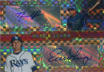 2008 Bowman Chrome - Head of the Class Dual Autograph X-Fractors #HOC-LP Evan Longoria / David Price Front