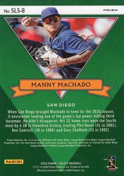 2020 Panini Select - Select Stars Holo #SLS-8 Manny Machado Back
