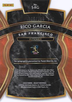 2020 Panini Select - Signatures #S-RG Rico Garcia Back