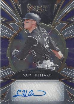 2020 Panini Select - Sparks Signatures #SS-SH Sam Hilliard Front
