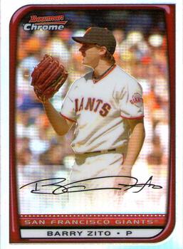 2008 Bowman Chrome - Refractors #90 Barry Zito Front