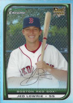 2008 Bowman Chrome - Refractors #193 Jed Lowrie Front