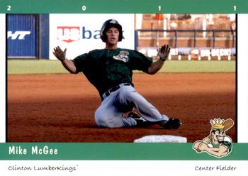 2011 Grandstand Clinton LumberKings Update 1 #NNO Mike McGee Front