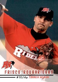 2010 Grandstand Frisco RoughRiders #NNO Tanner Roark Front