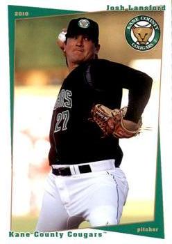 2010 Grandstand Kane County Cougars #NNO Josh Lansford Front