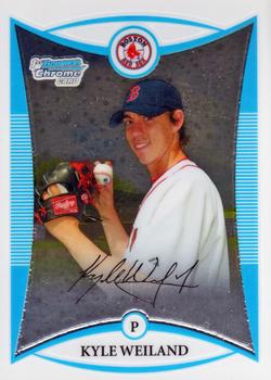 2008 Bowman Draft Picks & Prospects - Chrome Prospects #BDPP57 Kyle Weiland Front