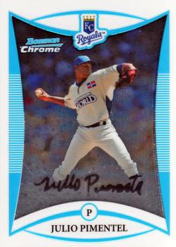 2008 Bowman Draft Picks & Prospects - Chrome Prospects #BDPP74 Julio Pimentel Front