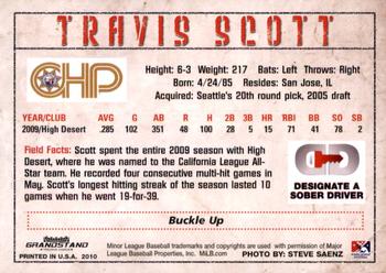 2010 Grandstand High Desert Mavericks #NNO Travis Scott Back