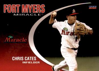 2010 Choice Fort Myers Miracle #03 Chris Cates Front