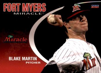 2010 Choice Fort Myers Miracle #08 Blake Martin Front