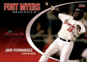 2010 Choice Fort Myers Miracle #11 Jair Fernandez Front