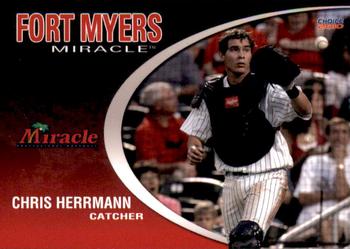 2010 Choice Fort Myers Miracle #19 Chris Herrmann Front