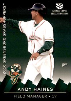 2010 MultiAd Greensboro Grasshoppers SGA #27 Andy Haines Front