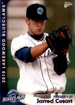 2010 MultiAd Lakewood BlueClaws #8 Jarred Cosart Front