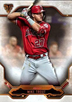 2020 Topps Triple Threads #1 Mike Trout Front