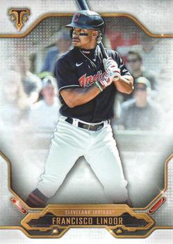 2020 Topps Triple Threads #30 Francisco Lindor Front
