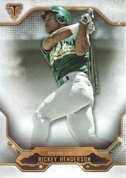 2020 Topps Triple Threads #66 Rickey Henderson Front