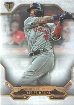 2020 Topps Triple Threads #86 Yadier Molina Front