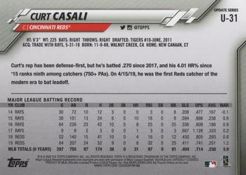 2020 Topps Update #U-31 Curt Casali Back