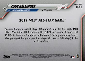 2020 Topps Update #U-80 Cody Bellinger Back