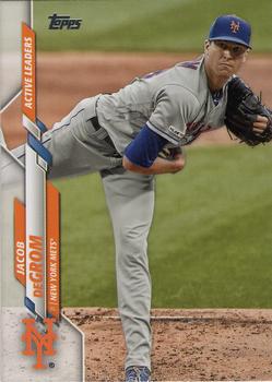 2020 Topps Update #U-92 Jacob deGrom Front
