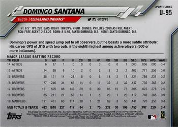 2020 Topps Update #U-95 Domingo Santana Back