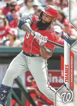 2020 Topps Update #U-107 Eric Thames Front