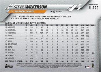 2020 Topps Update #U-120 Stevie Wilkerson Back