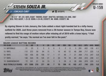 2020 Topps Update #U-159 Steven Souza Jr. Back
