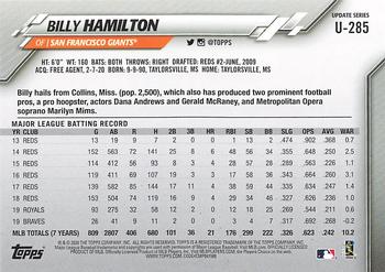 2020 Topps Update #U-285 Billy Hamilton Back