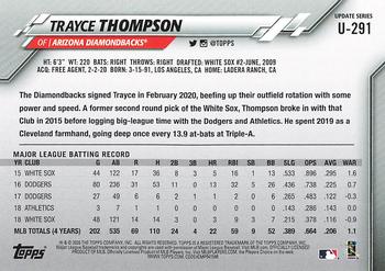 2020 Topps Update #U-291 Trayce Thompson Back