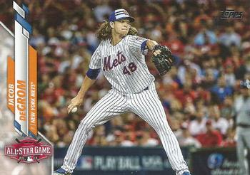 2020 Topps Update #U-299 Jacob deGrom Front