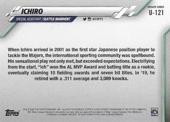 2020 Topps Update #U-121 Ichiro Back