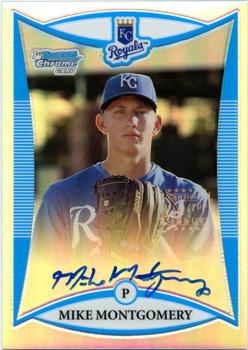 2008 Bowman Draft Picks & Prospects - Chrome Prospects Refractors #BDPP122 Mike Montgomery  Front